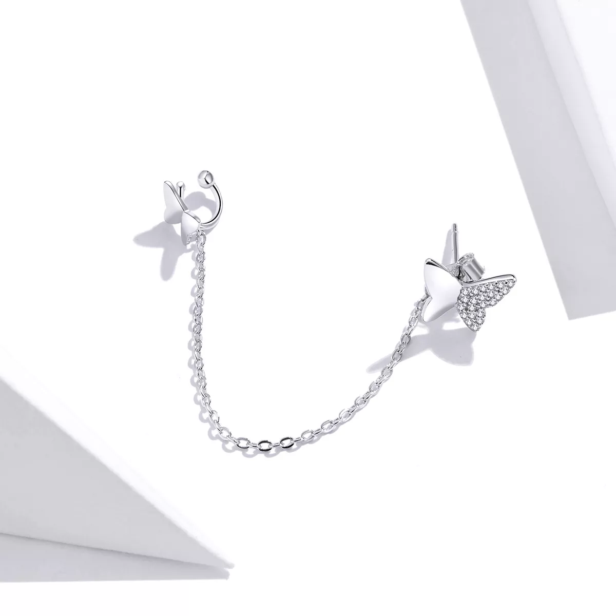 Brinco Borboletas voadoras estilo Pandora - SCE913