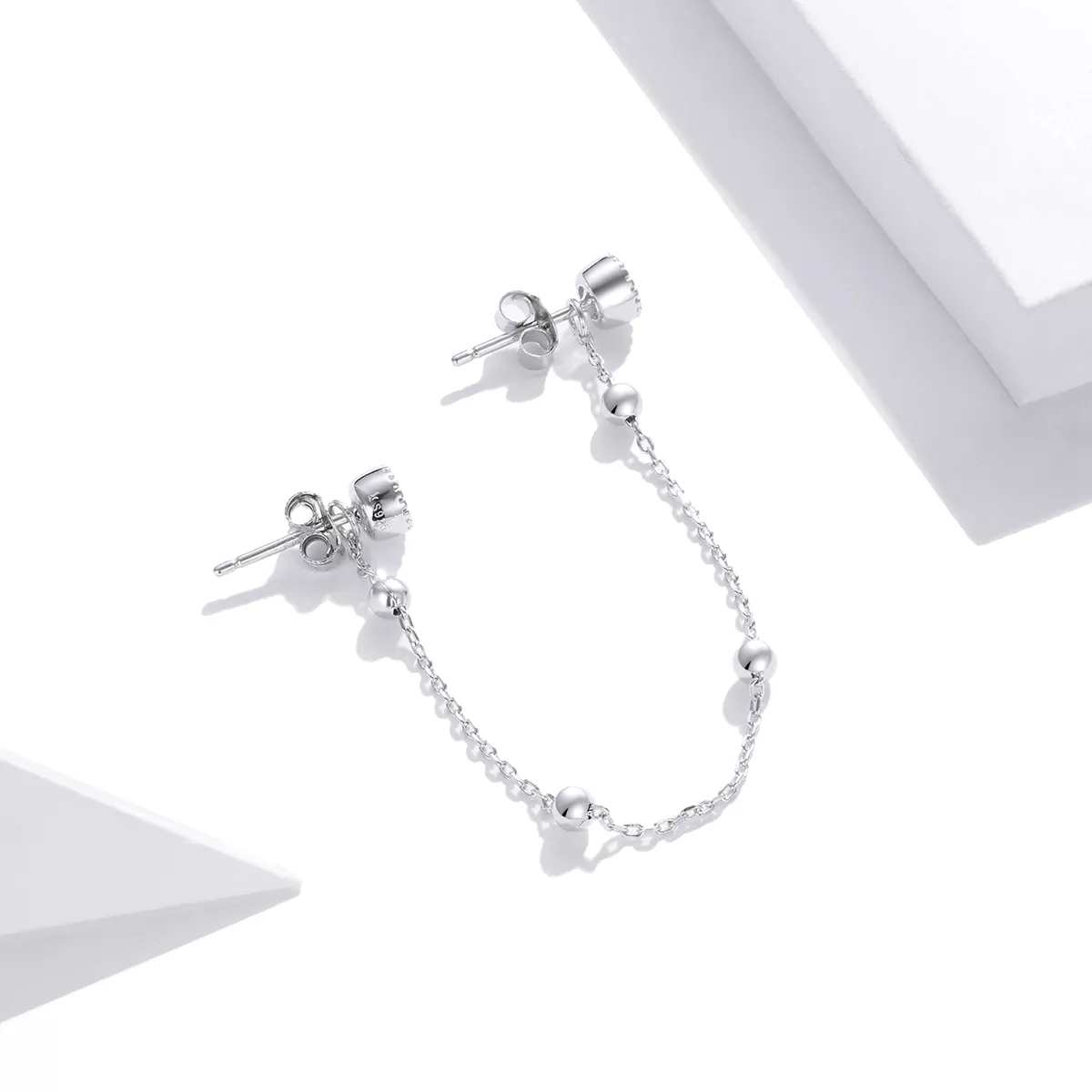 Brinco Corrente Fashion Frisada estilo Pandora - SCE1107