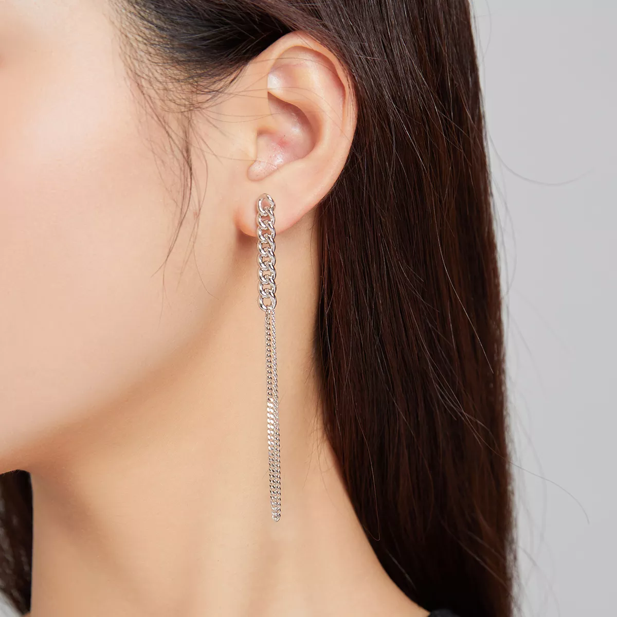 Brinco Corrente vintage estilo Pandora - SCE1011