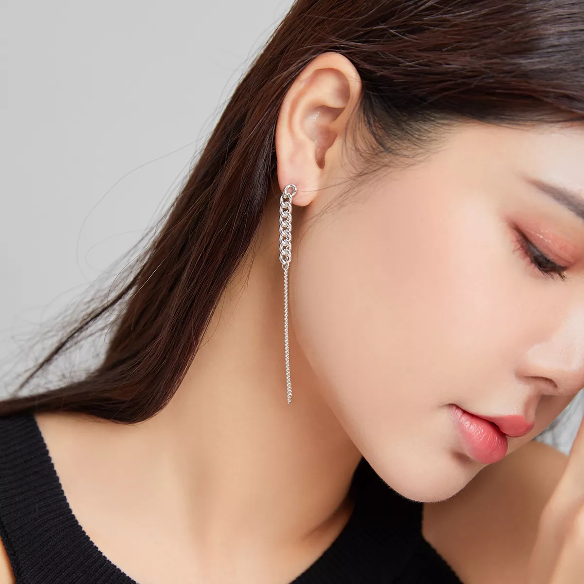 Brinco Corrente vintage estilo Pandora - SCE1011