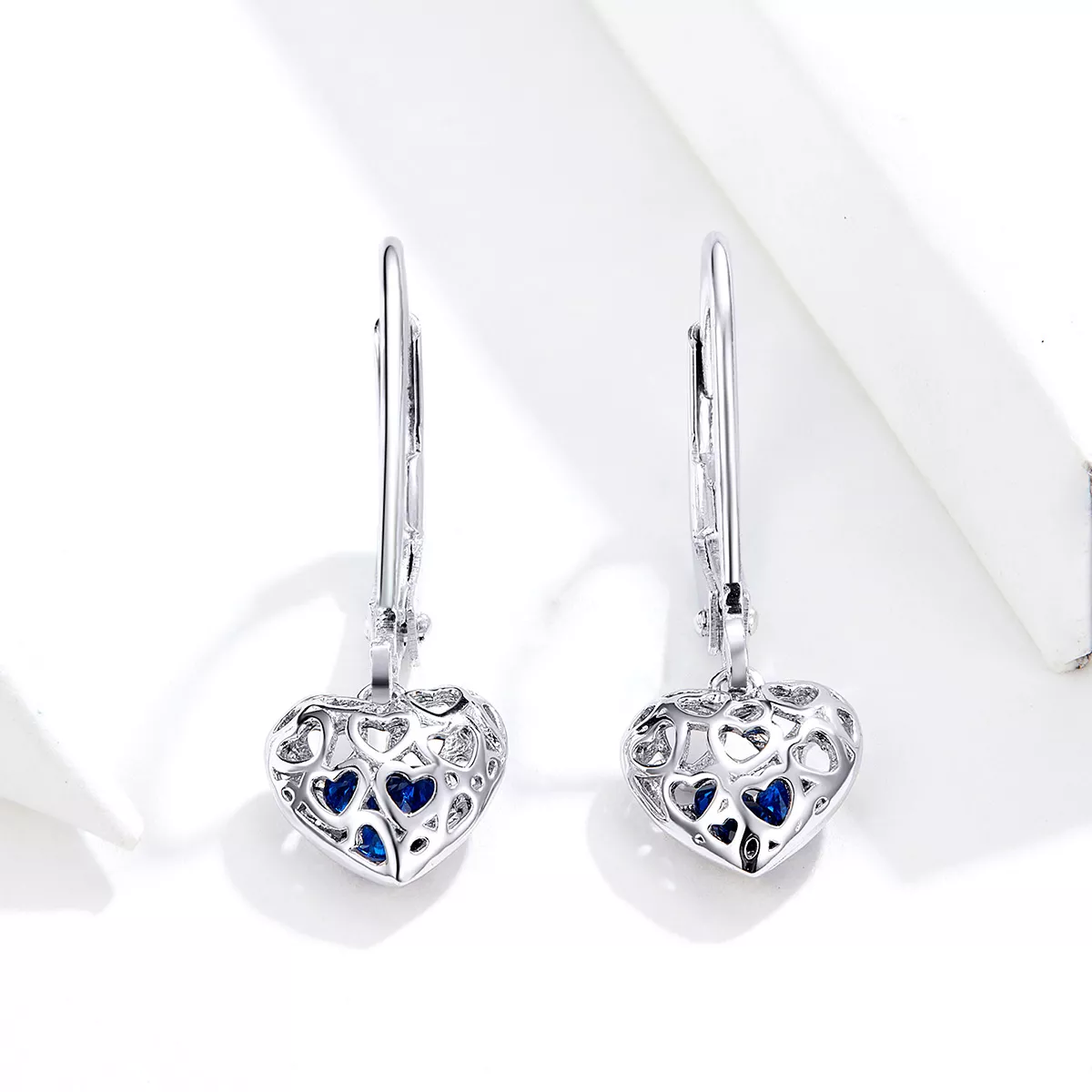 Brinco Formato de coração estilo Pandora - SCE746