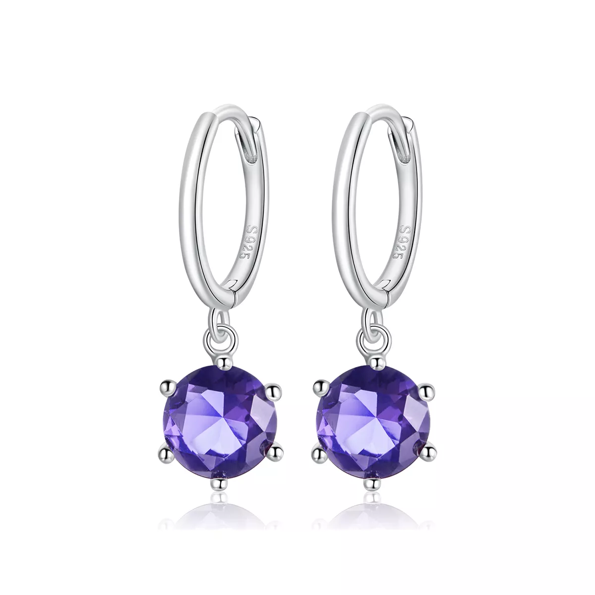 Brinco Gotas Deslumbrantes estilo Pandora - SCE1020-VT