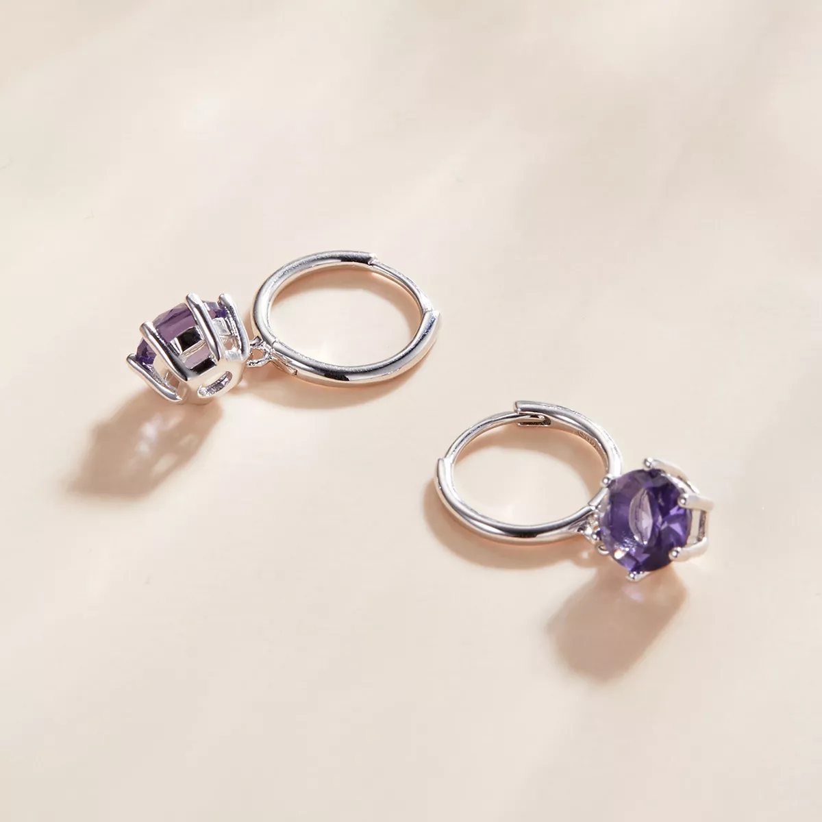 Brinco Gotas Deslumbrantes estilo Pandora - SCE1020-VT