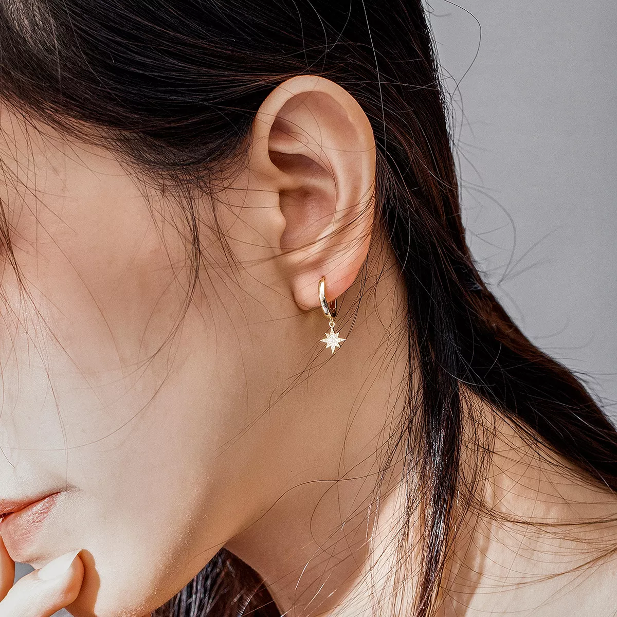 Brinco Lua e estrela life Pandora - SCE785