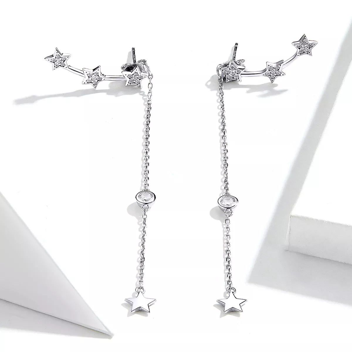 Brinco Manga Brilhante estilo Pandora - SCE727