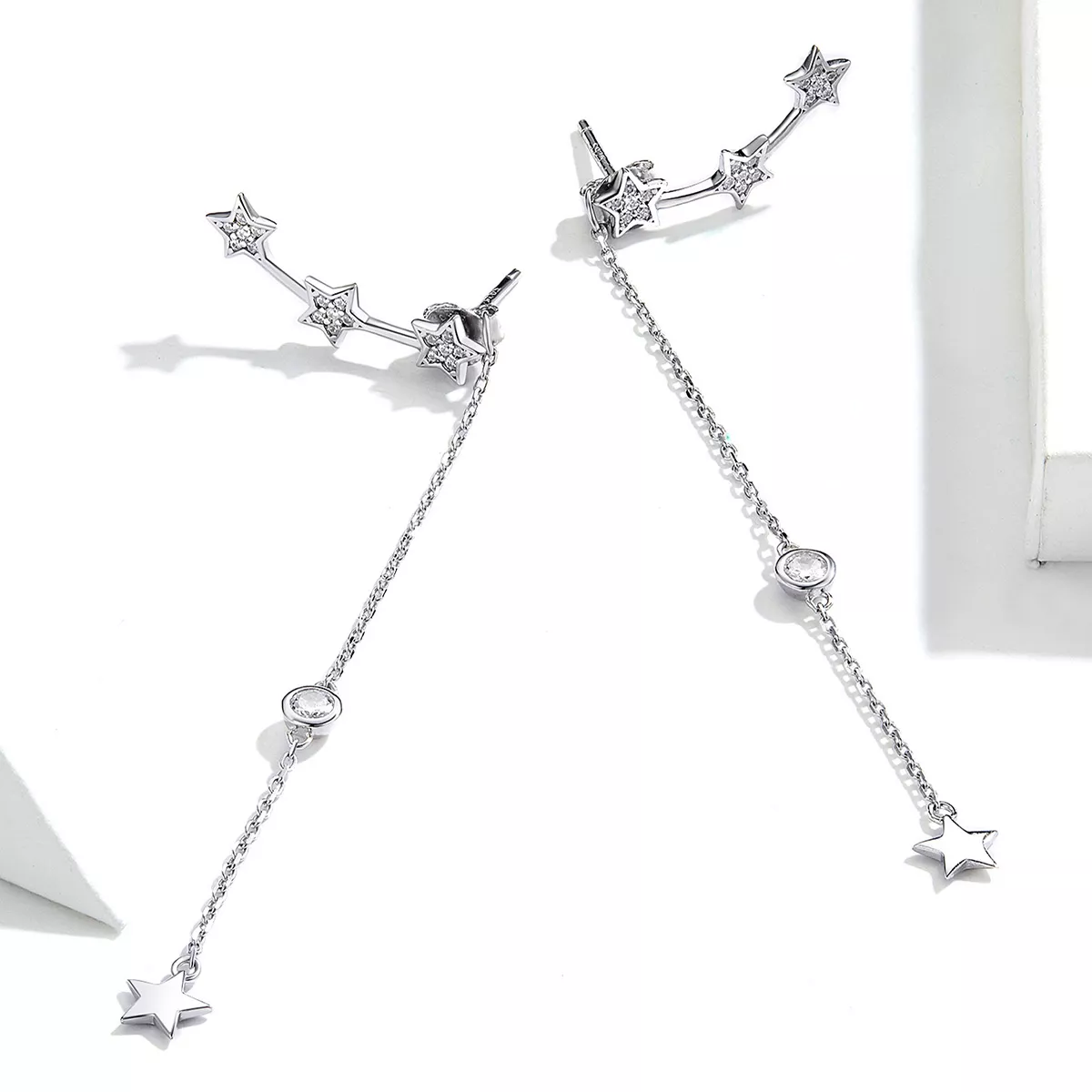 Brinco Manga Brilhante estilo Pandora - SCE727