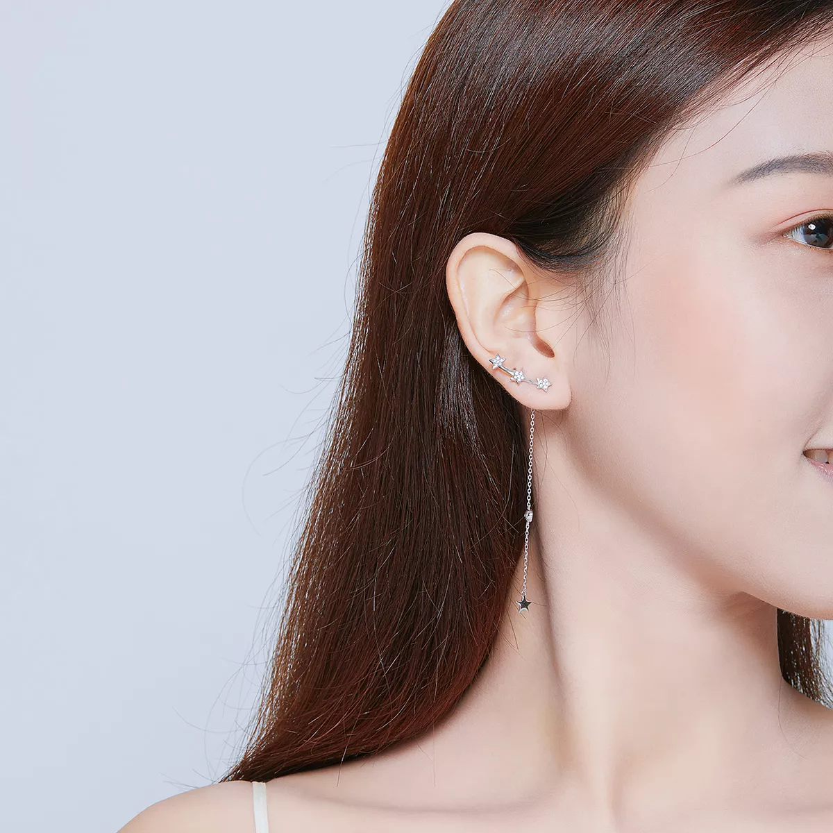 Brinco Manga Brilhante estilo Pandora - SCE727