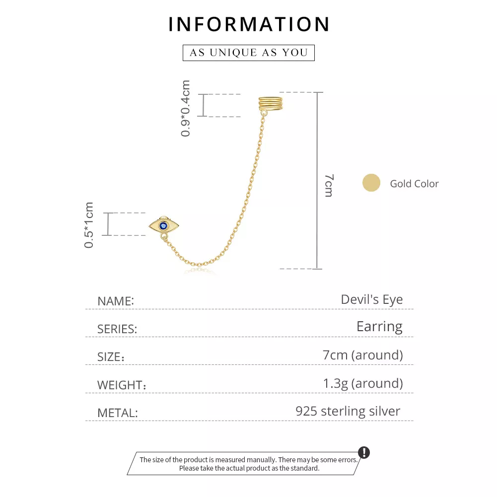 Brinco Olho do diabo life Pandora - SCE1096