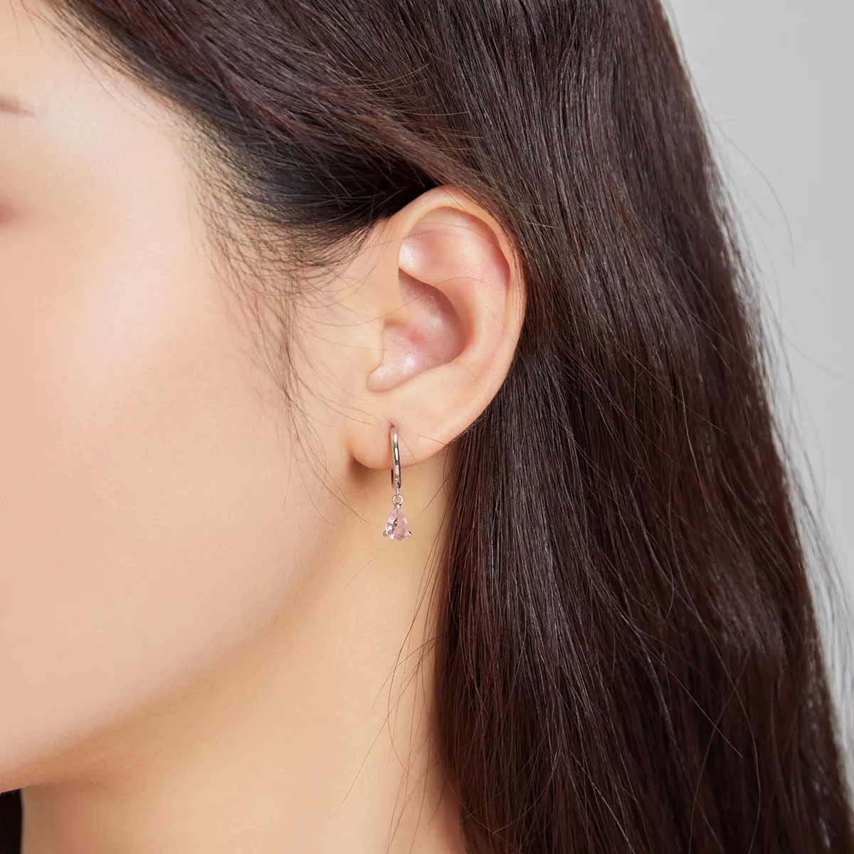 Brinco Pingo D'água estilo Pandora - SCE1018-PK