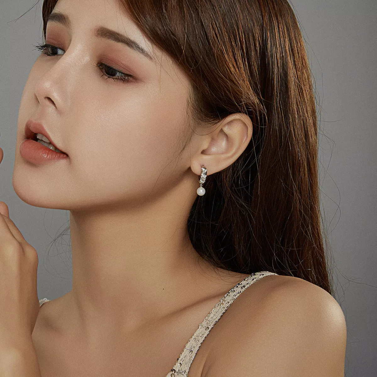 Brinco Trigo Brilhante estilo Pandora - BSE446