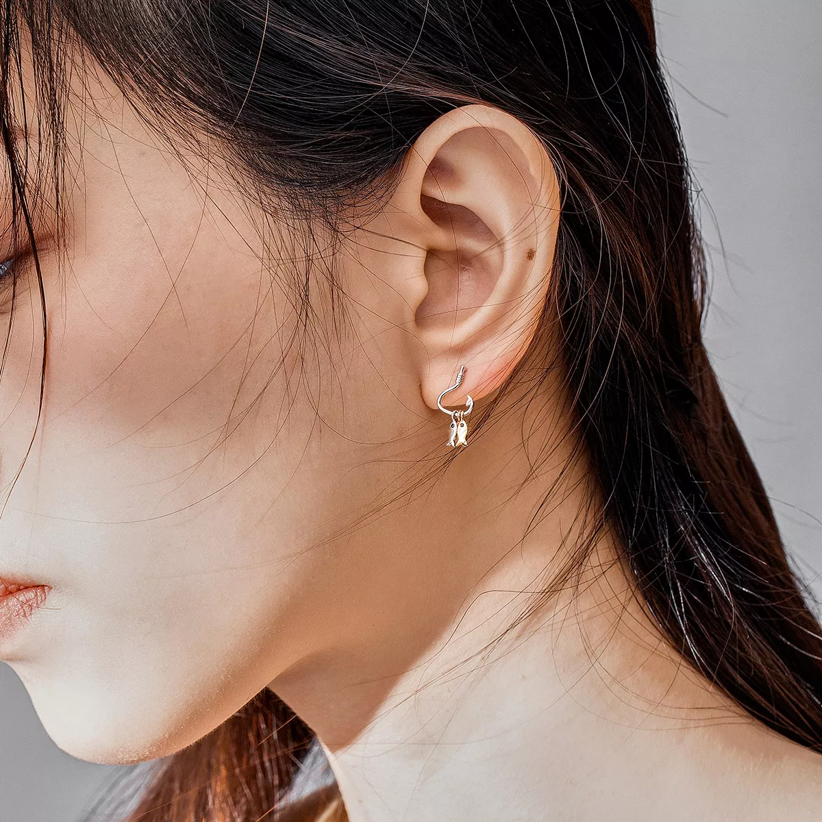 Brinco Três peixes life Pandora - SCE789