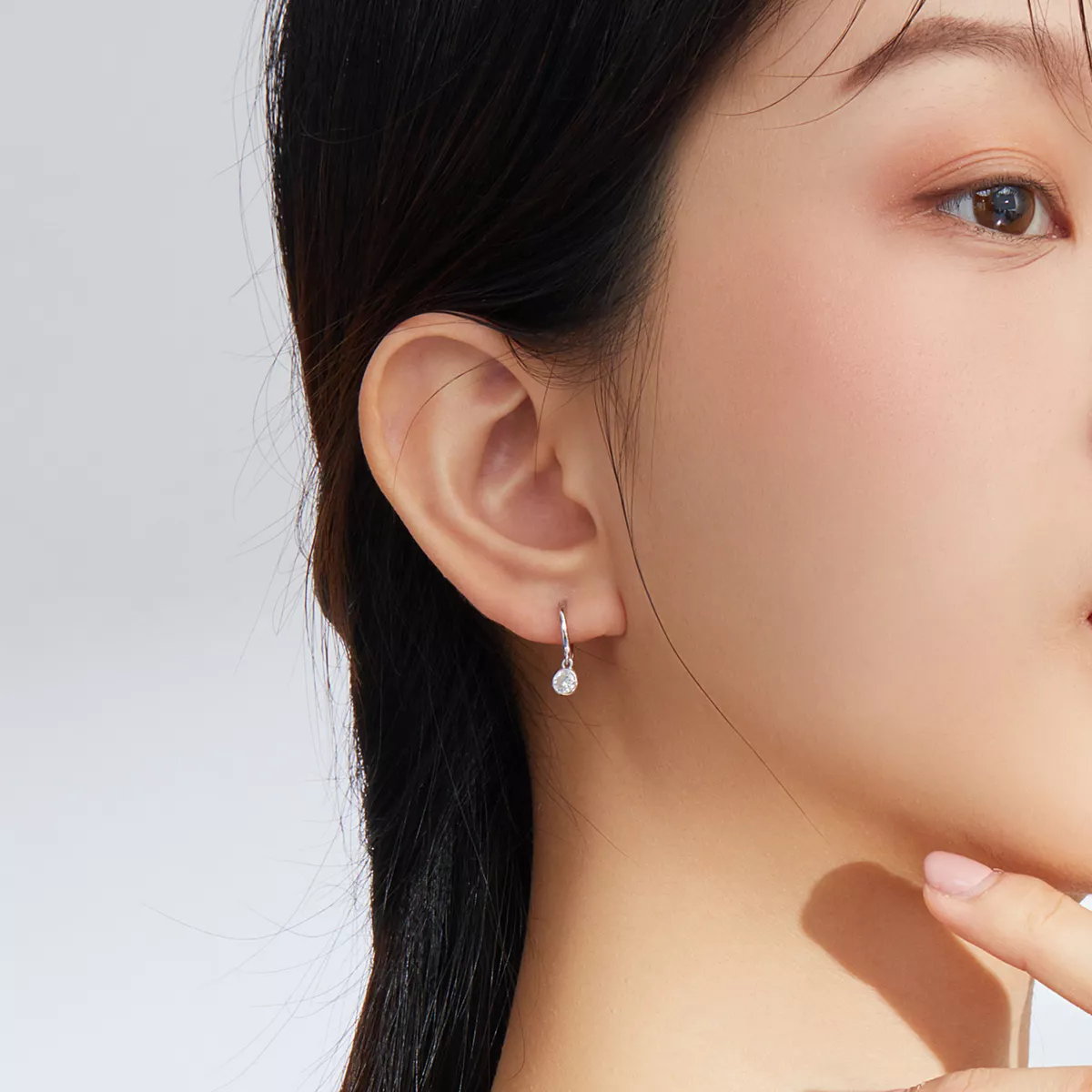 Brinco zircônia cúbica life Pandora - SCE830