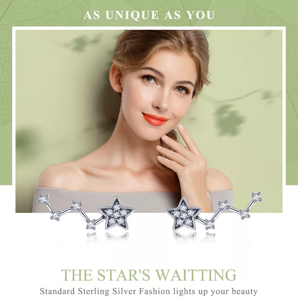 Brincos Petit A espera das estrelas estilo Pandora - SCE439