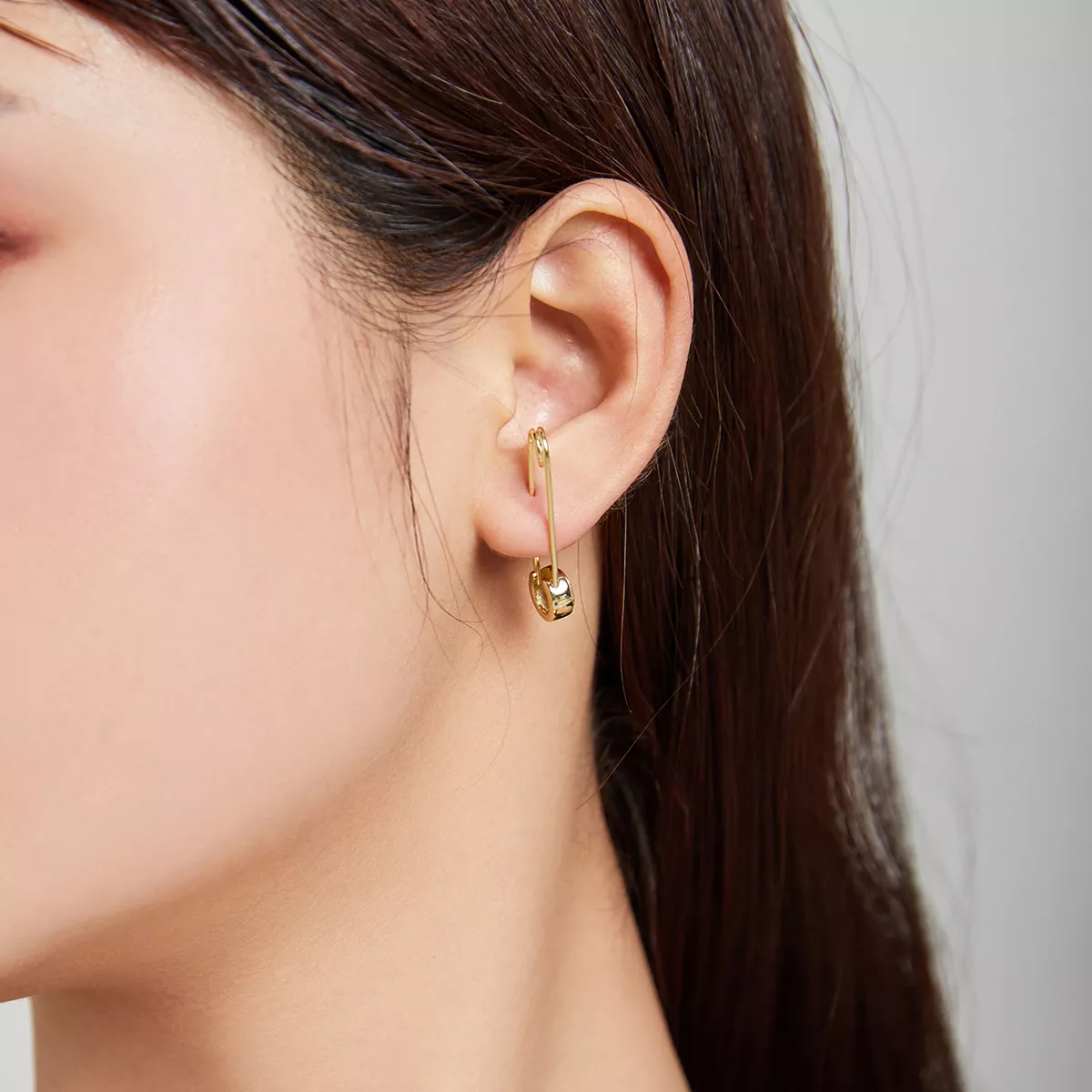 Brincos Petit Alfinete estilo Pandora - SCE1087