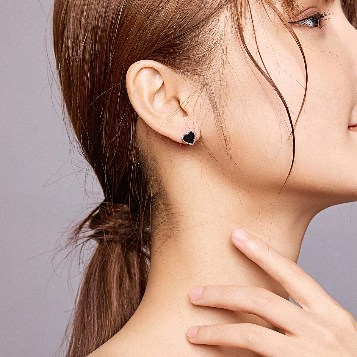 Brincos Petit Amor ágata estilo Pandora - SCE915