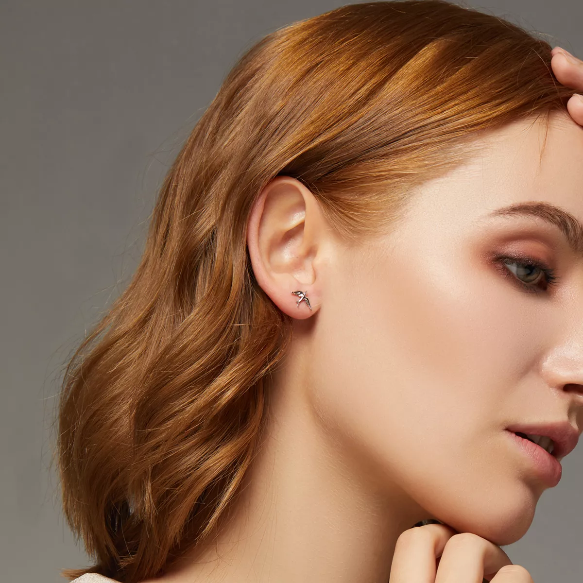 Brincos Petit Andorinha da Primavera estilo Pandora - BSE302