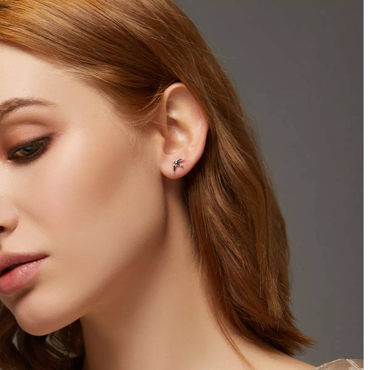 Brincos Petit Andorinha da Primavera estilo Pandora - BSE302