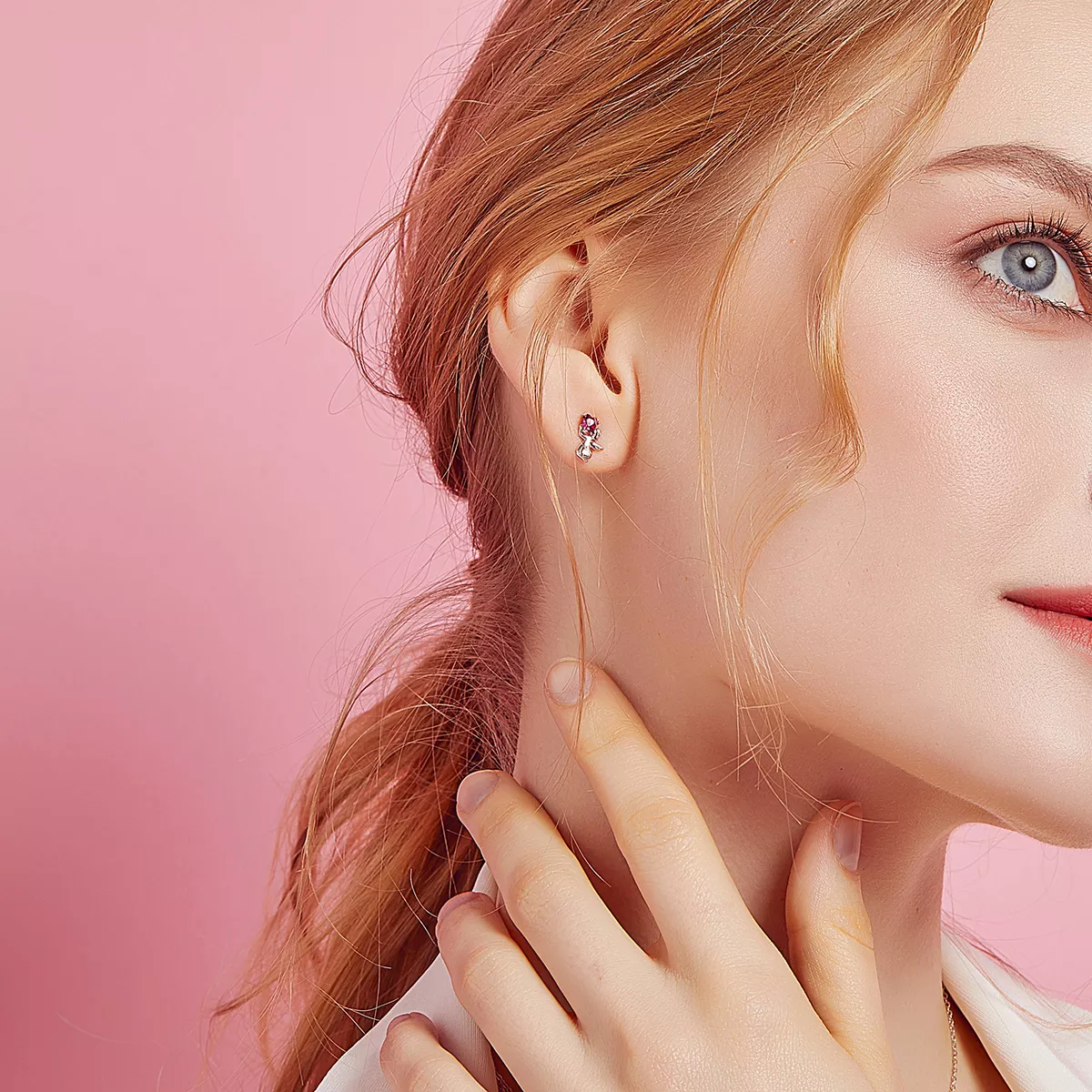 Brincos Petit Anjo do amor estilo Pandora - BSE367