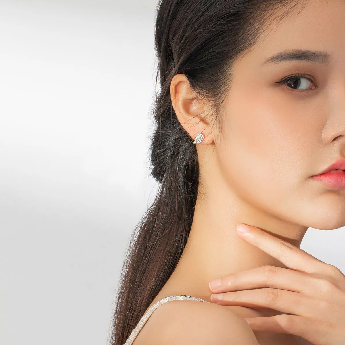 Brincos Petit Asas life Pandora - SCE882