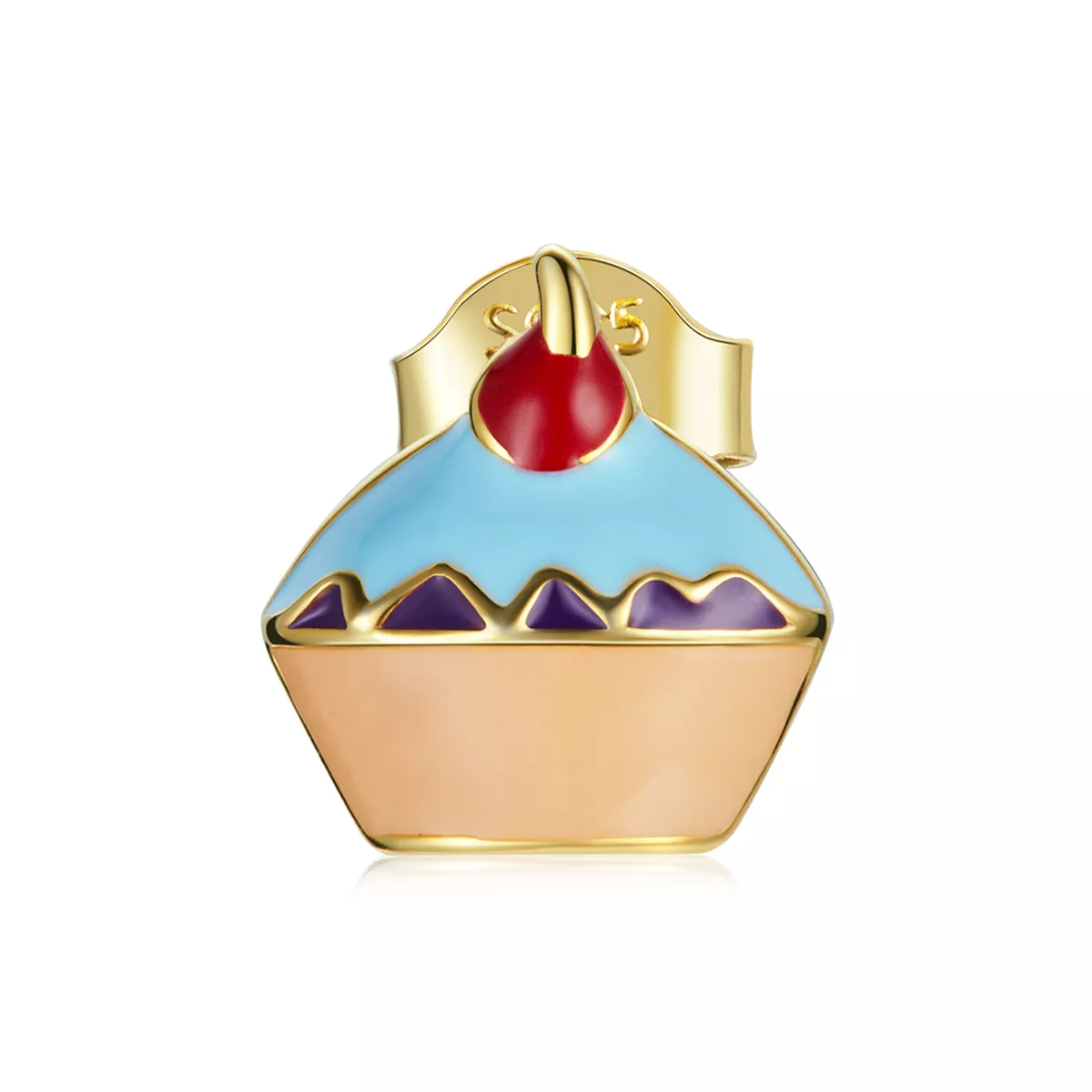 Brincos Petit Bolinho estilo Pandora - SCE1161