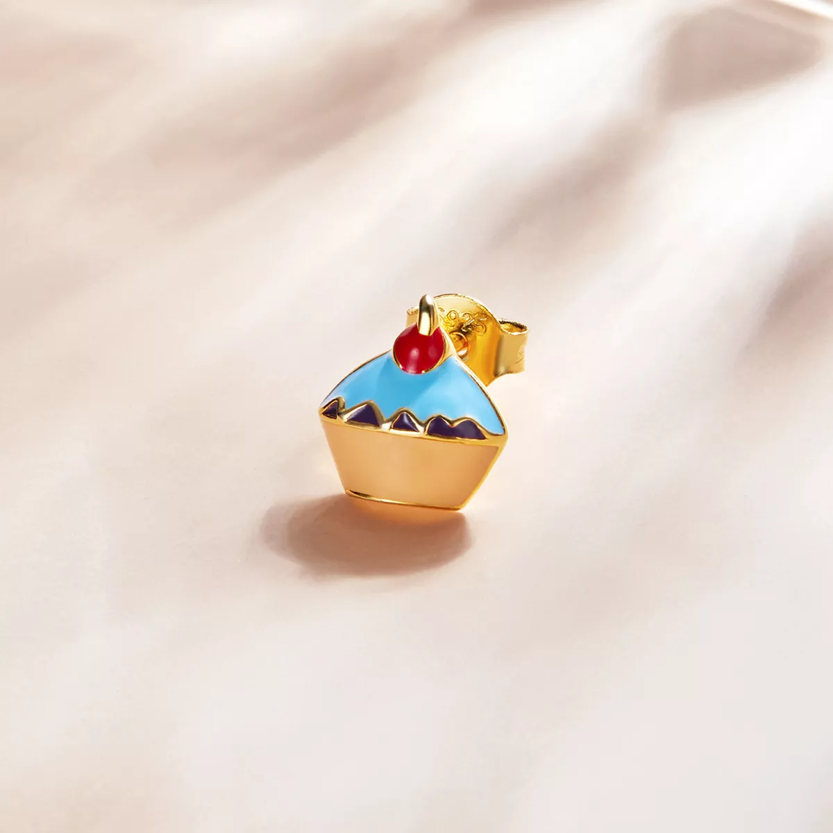 Brincos Petit Bolinho estilo Pandora - SCE1161