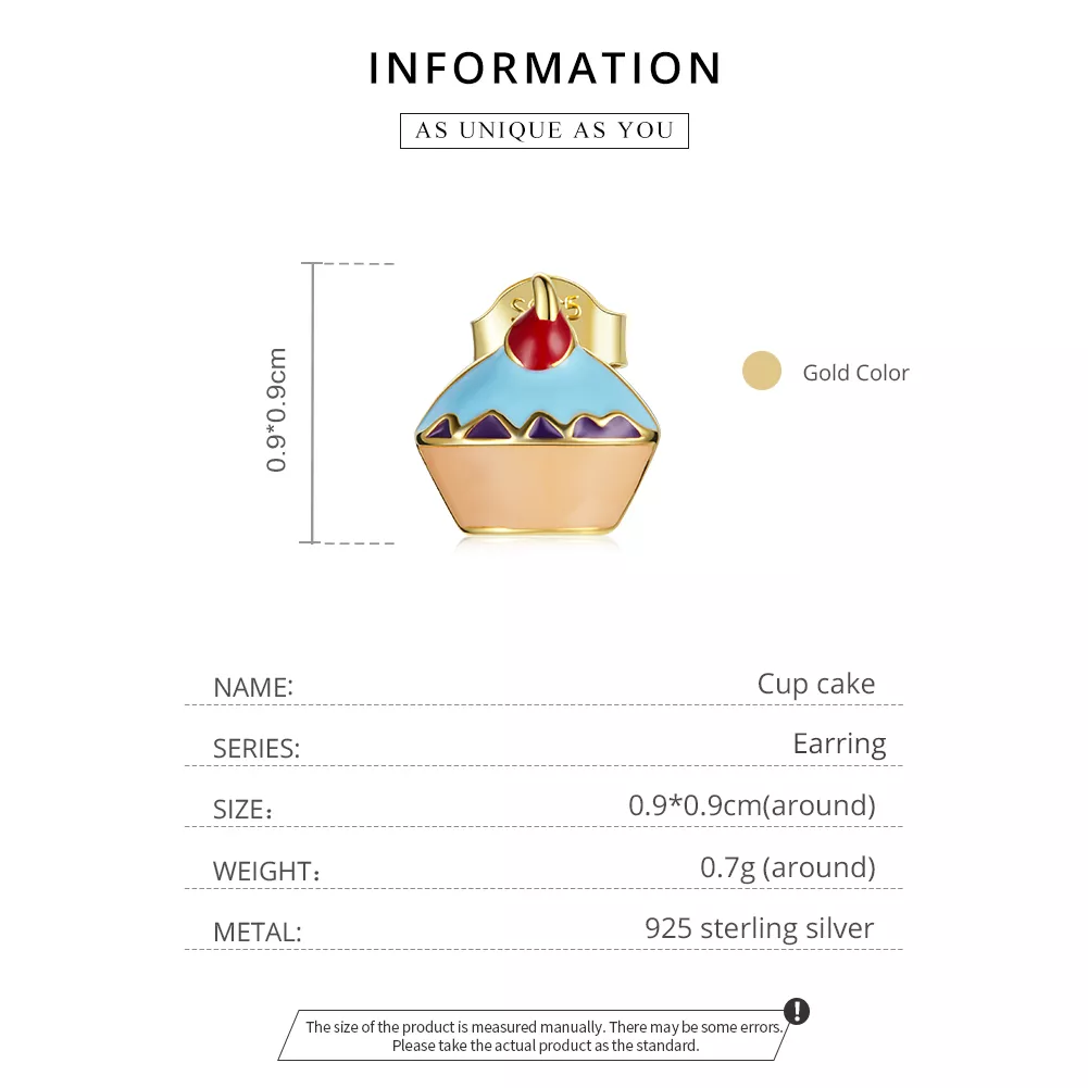 Brincos Petit Bolinho estilo Pandora - SCE1161