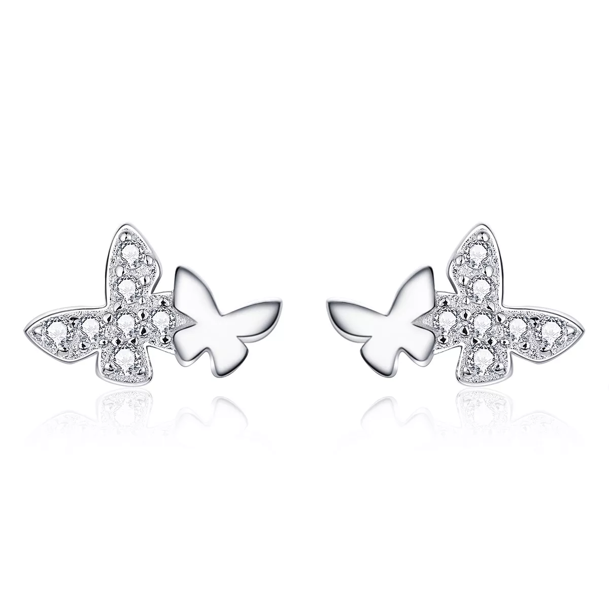 Brincos Petit Borboleta estilo Pandora - BSE236