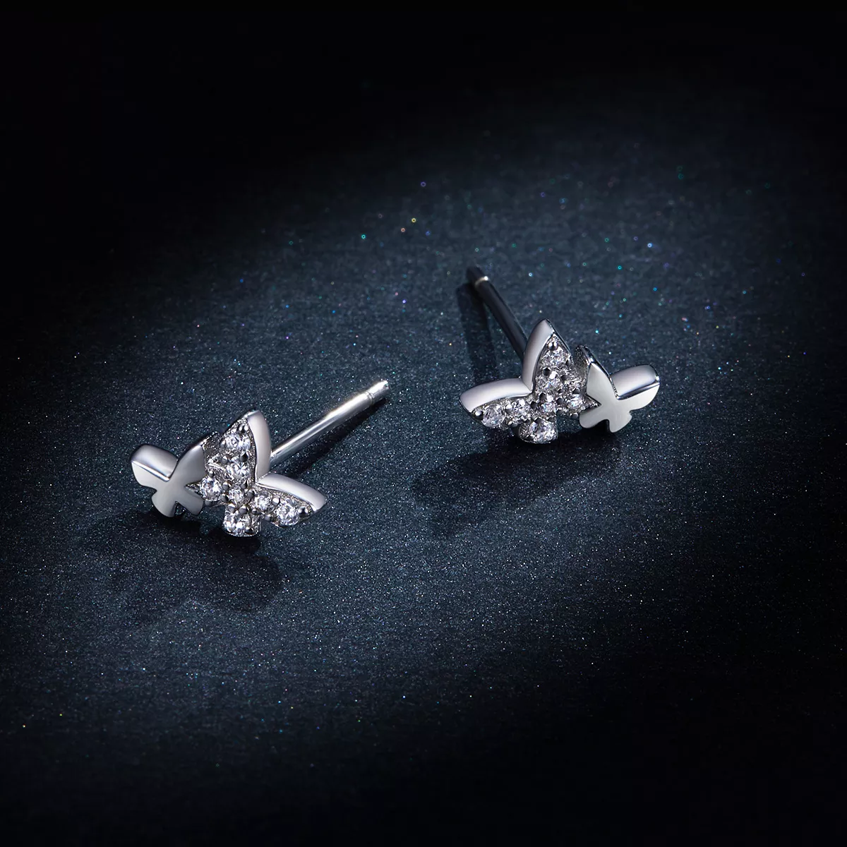 Brincos Petit Borboleta estilo Pandora - BSE236