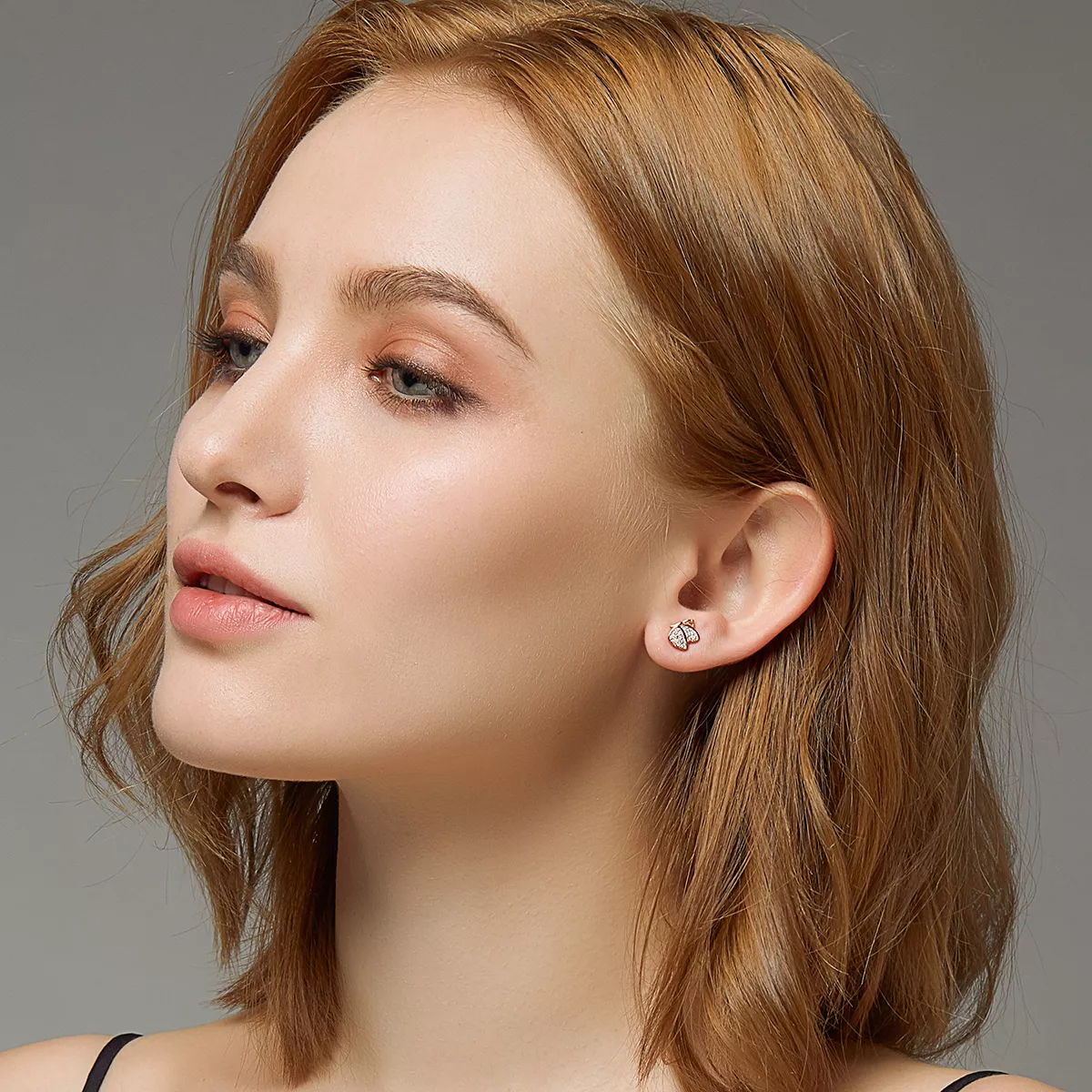 Brincos Petit Borboleta estilo Pandora Rose - SCE776