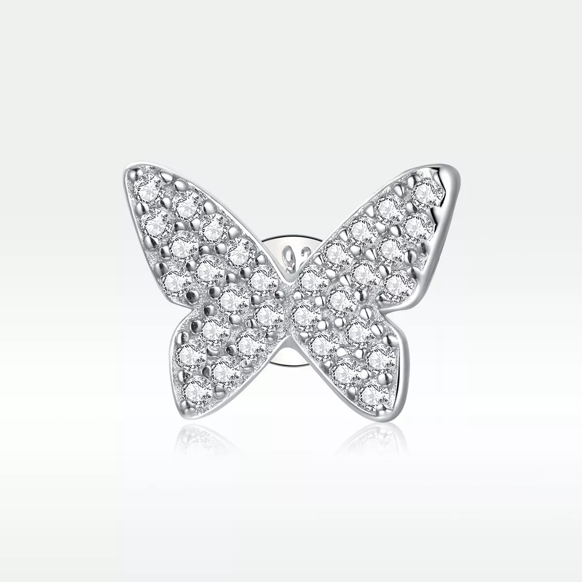 Brincos Petit Borboleta solteira estilo Pandora - SCE1068