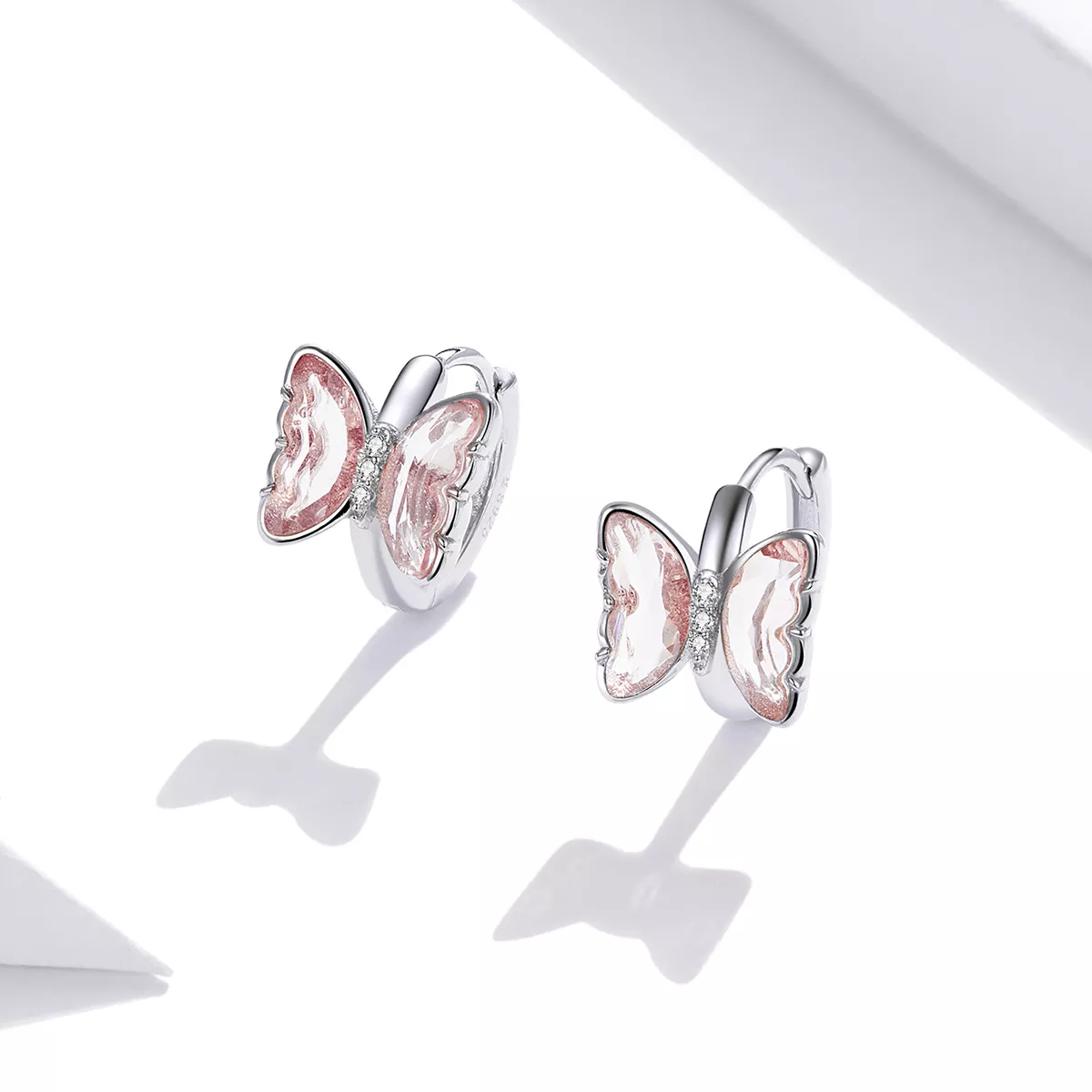 Brincos Petit Borboletas estilo Pandora - SCE1105