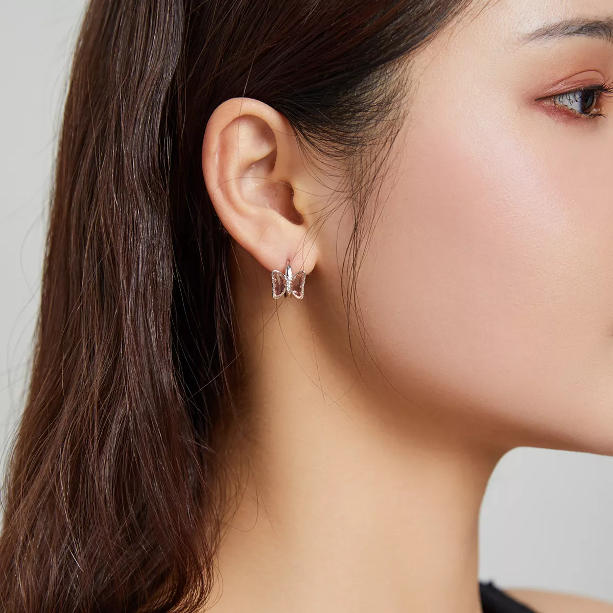 Brincos Petit Borboletas estilo Pandora - SCE1105