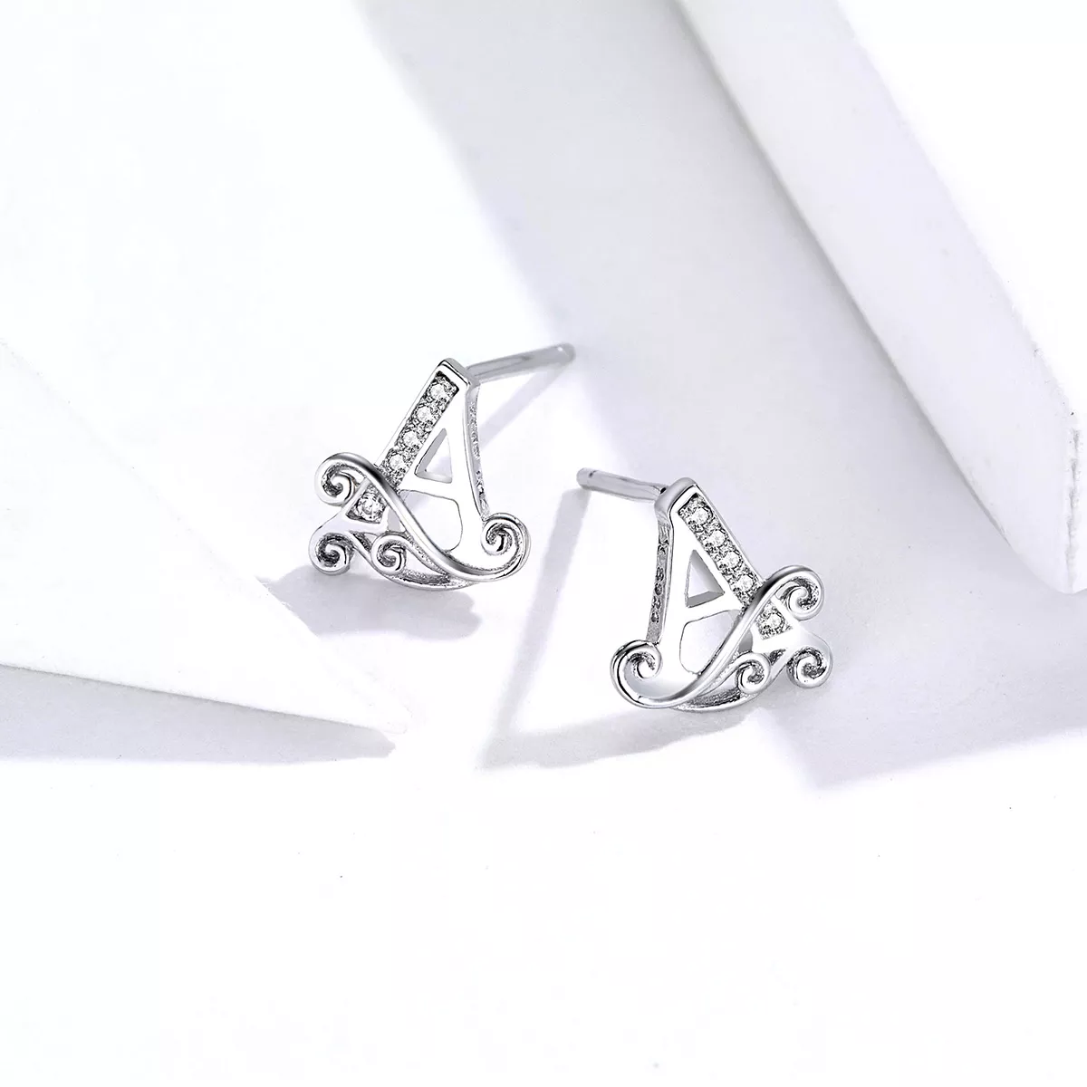 Brincos Petit Carta Anti-Alergia A estilo Pandora - SCE714