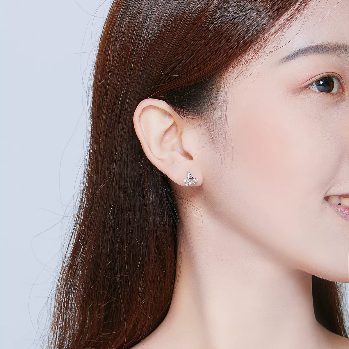 Brincos Petit Carta Anti-Alergia A estilo Pandora - SCE714