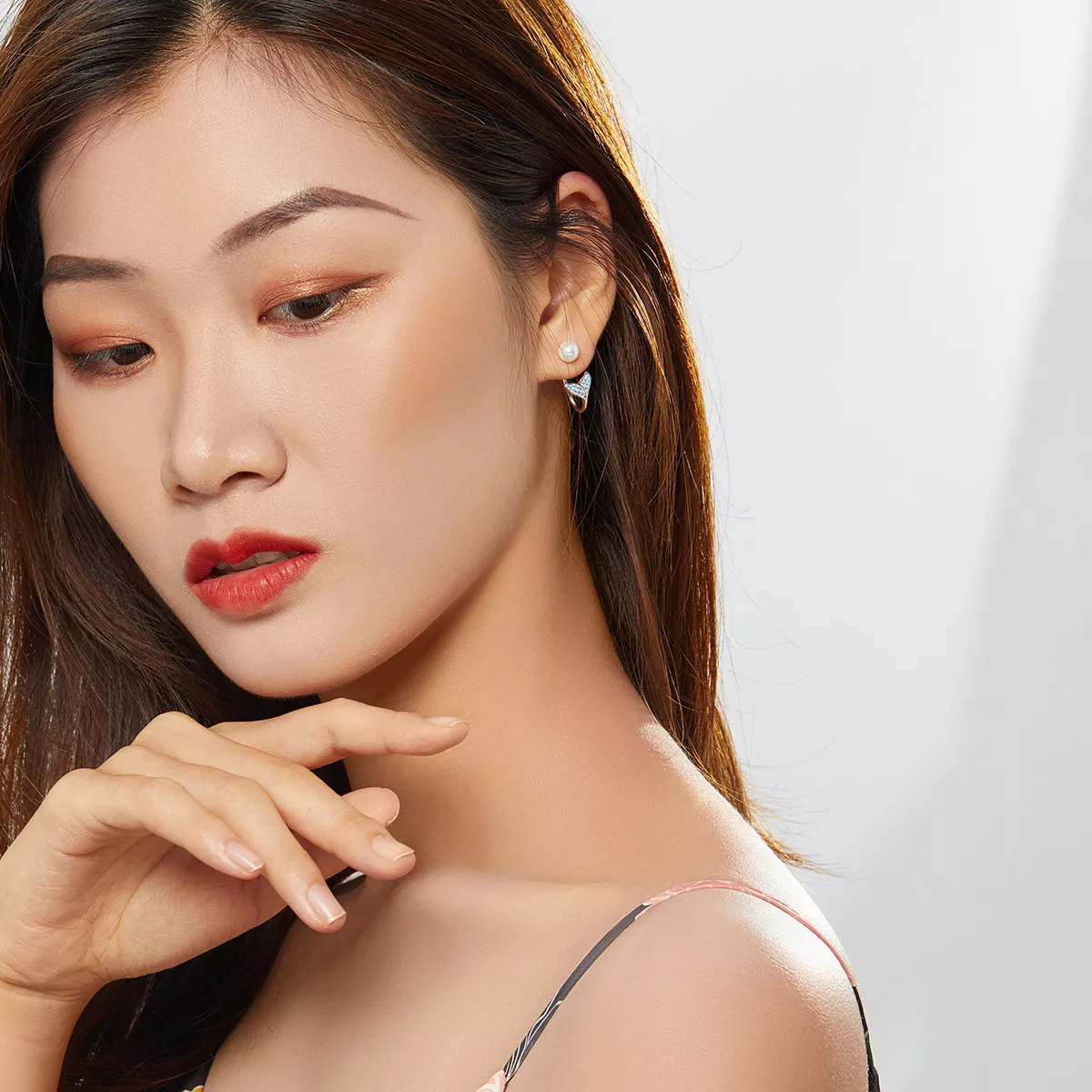 Brincos Petit Cauda de sereia estilo Pandora - SCE761