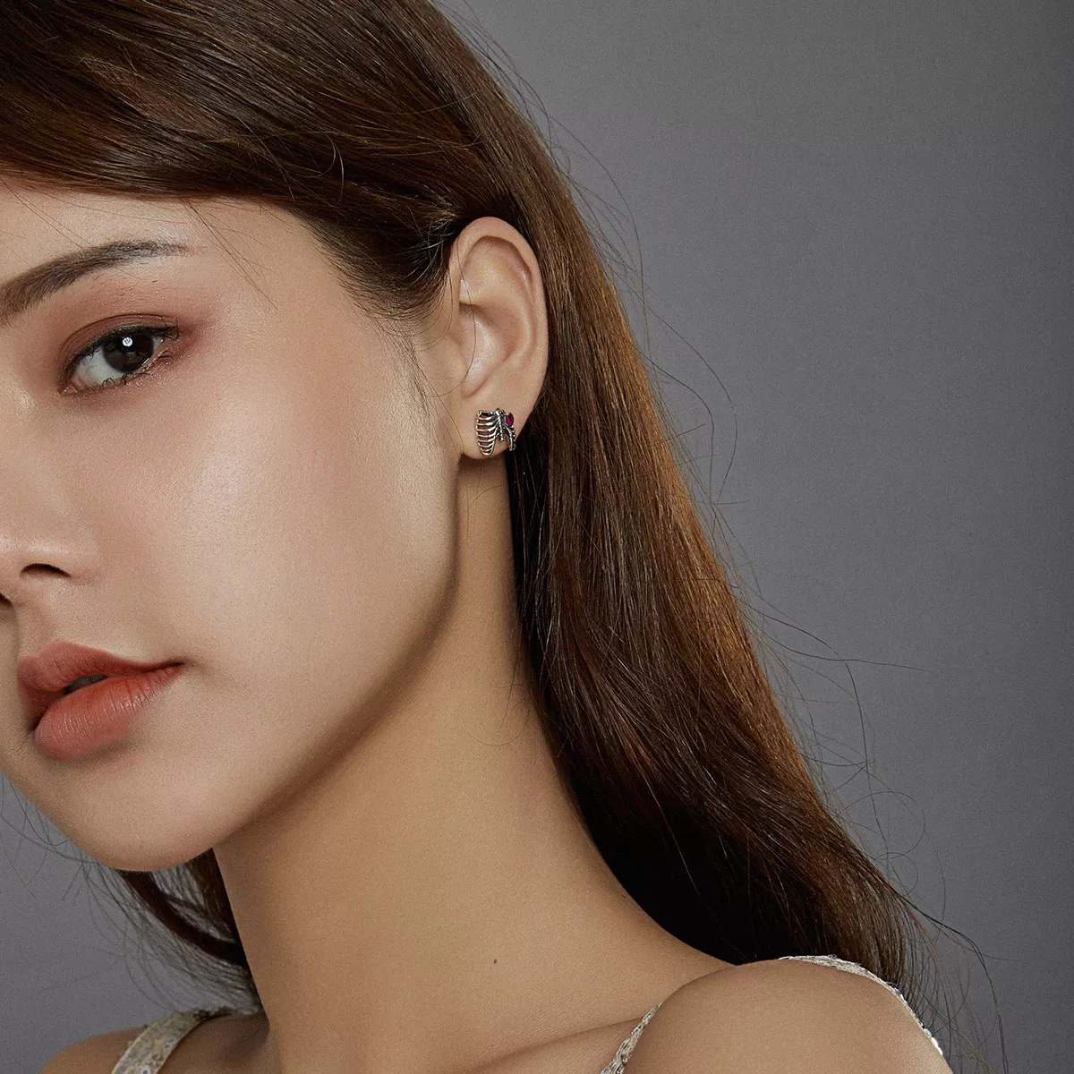 Brincos Petit Costelas estilo Pandora - SCE970