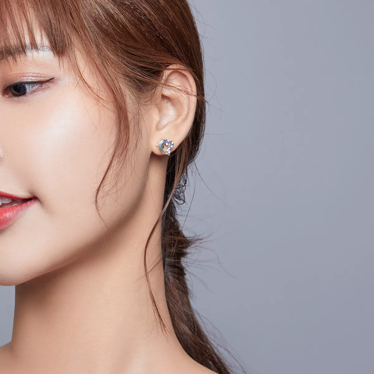 Brincos Petit Duendes golfinhos estilo Pandora - SCE930