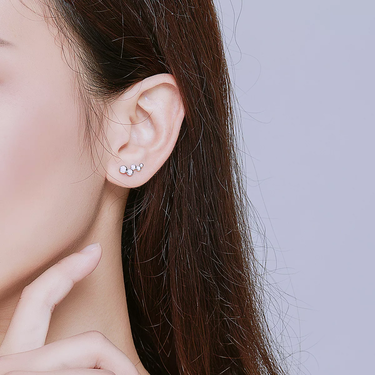 Brincos Petit Elegância Brilhante estilo Pandora - BSE235