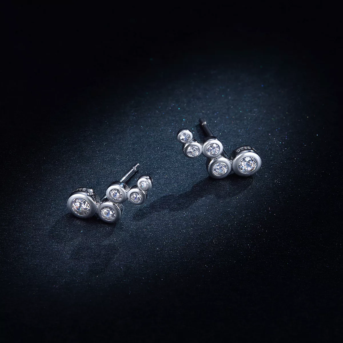 Brincos Petit Elegância Brilhante estilo Pandora - BSE235