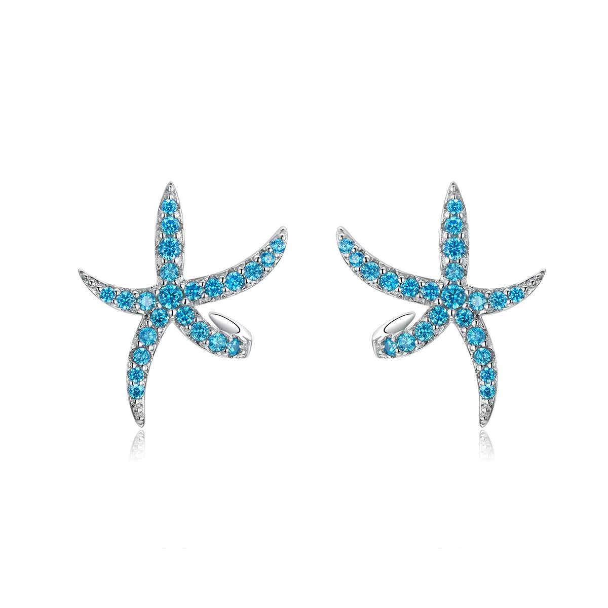 Brincos Petit Estrela do Mar estilo Pandora - BSE136