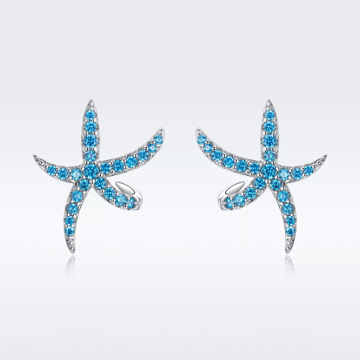 Brincos Petit Estrela do Mar estilo Pandora - BSE136