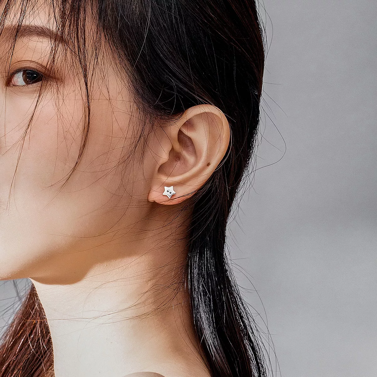 Brincos Petit Estrelas vintage estilo Pandora - SCE796