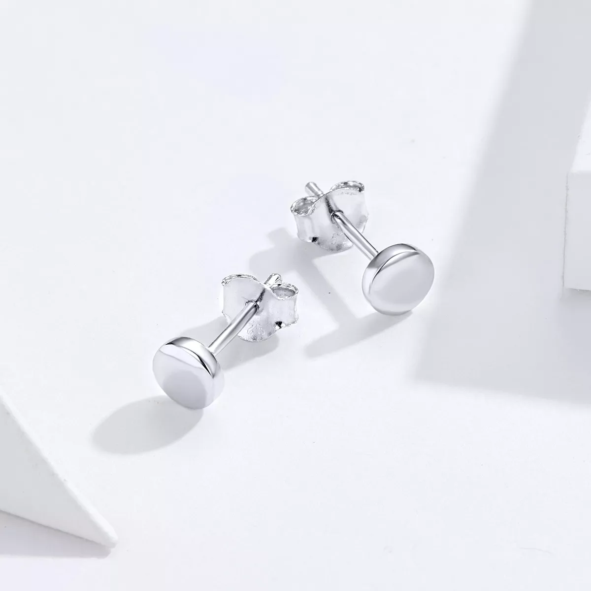 Brincos Petit Feijão Simples estilo Pandora - SCE705-A