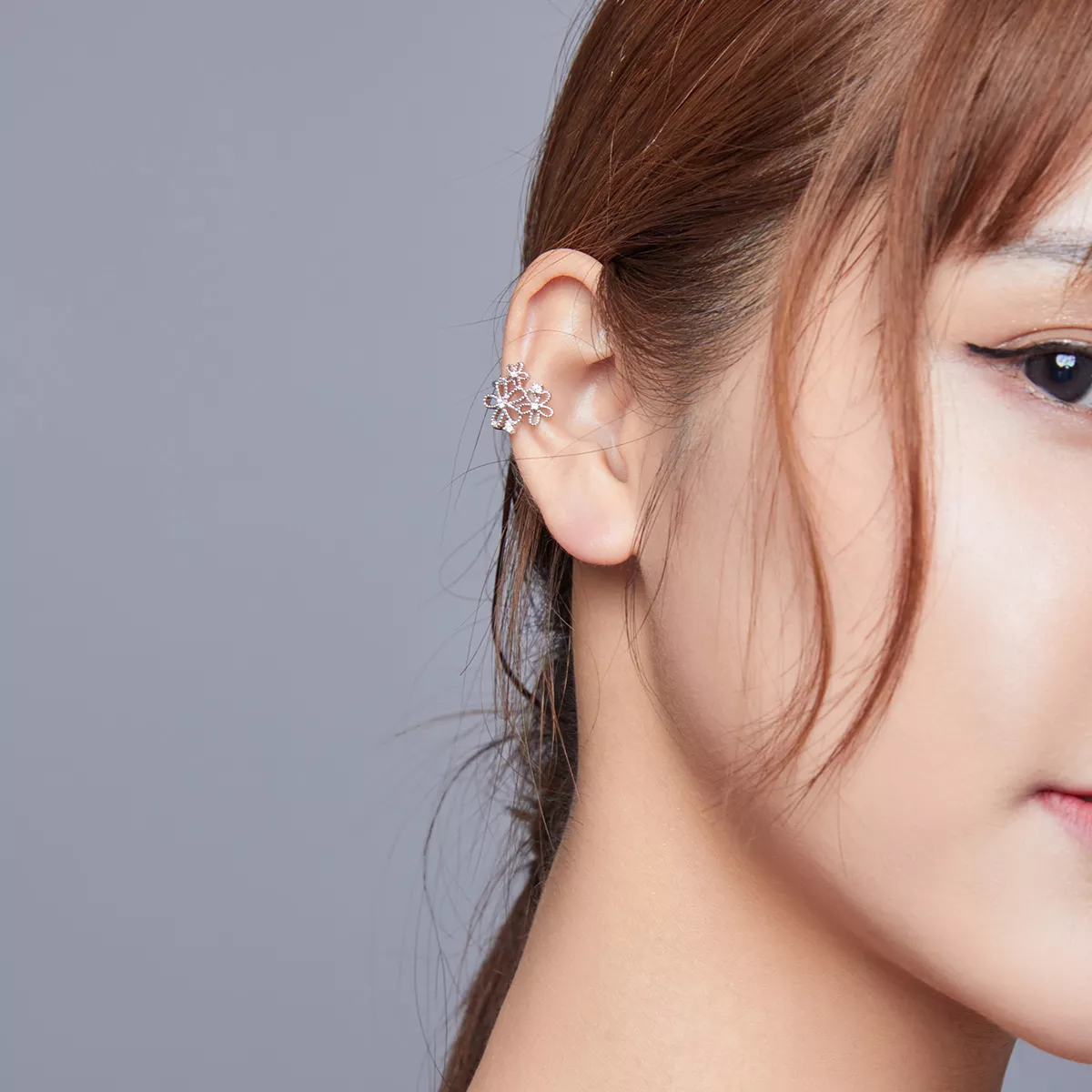 Brincos Petit Flores Brilhantes estilo Pandora - SCE921