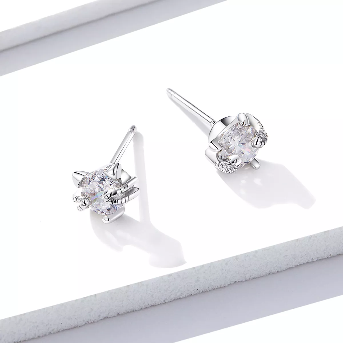 Brincos Petit Gatinho fofo estilo Pandora - BSE205