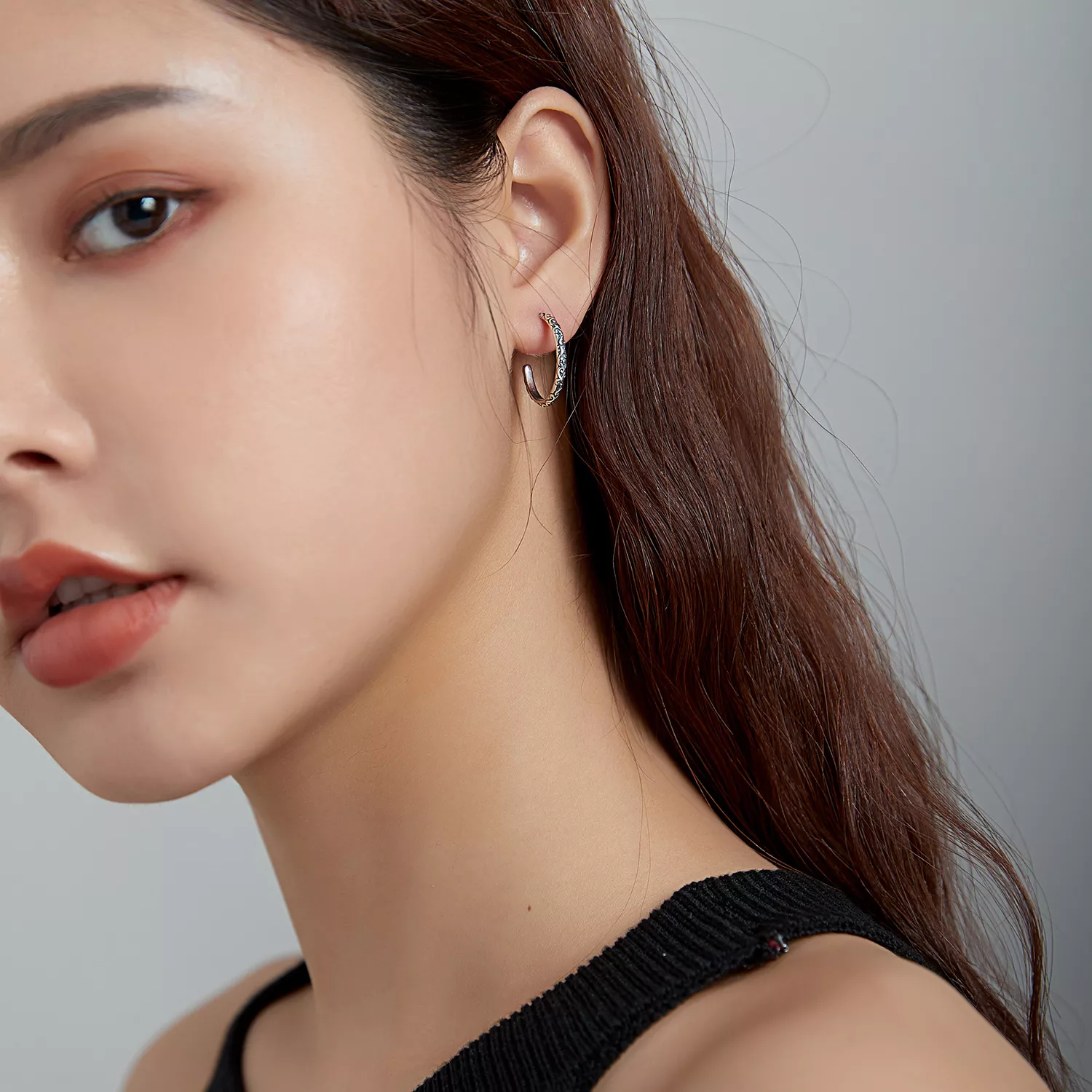 Brincos Petit Grinaldas vintage estilo Pandora - SCE1129