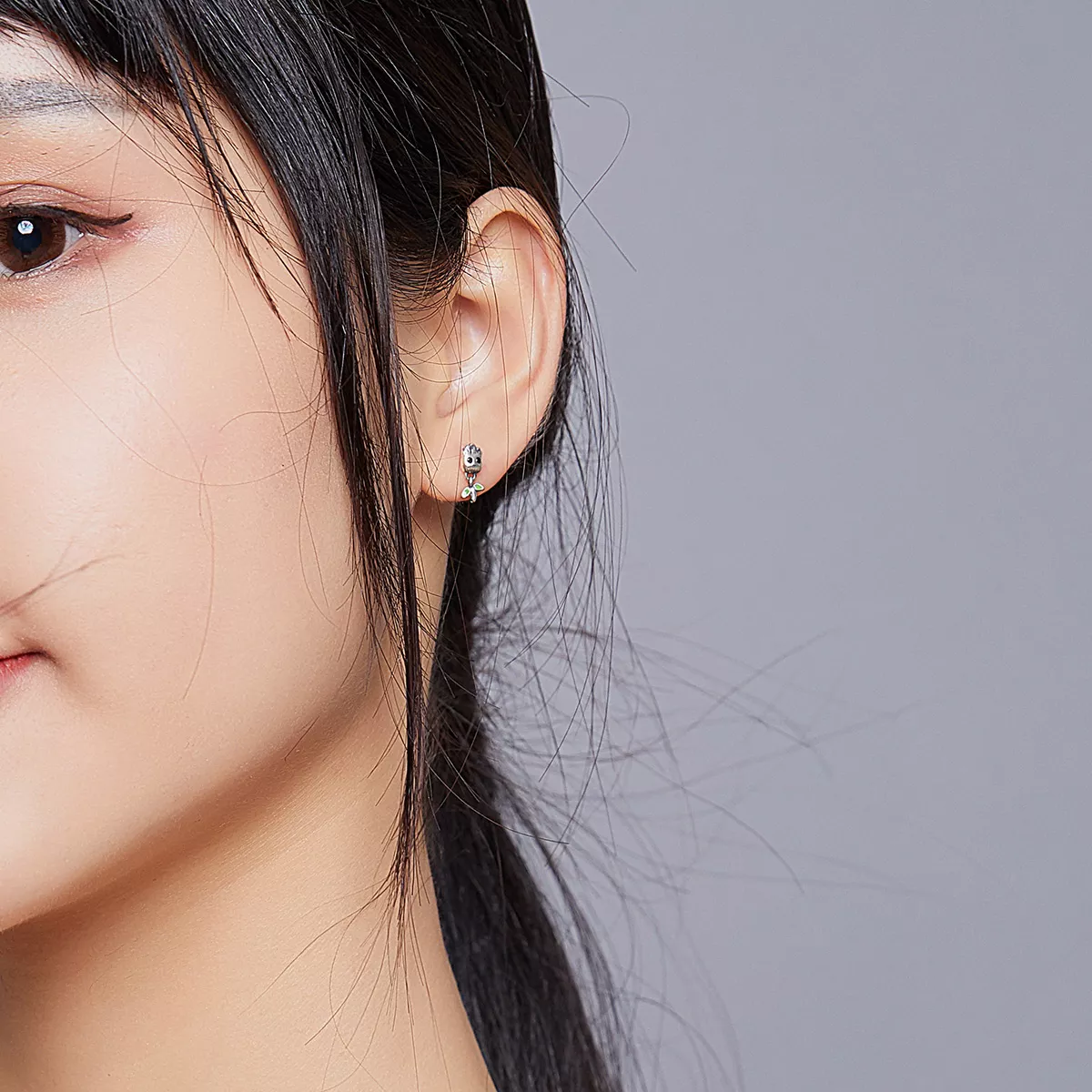 Brincos Petit Groot life Pandora - SCE900