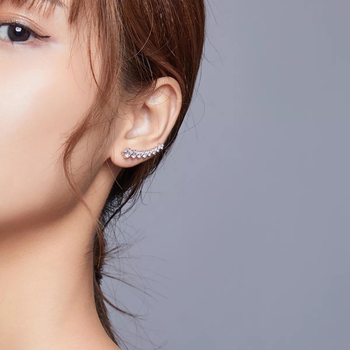 Brincos Petit Luz brilhante estilo Pandora - SCE920