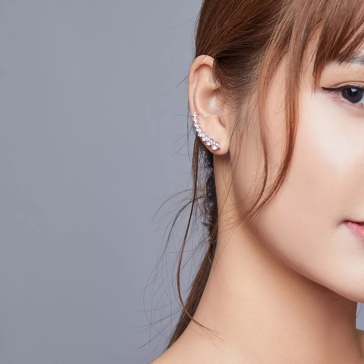 Brincos Petit Luz brilhante estilo Pandora - SCE920