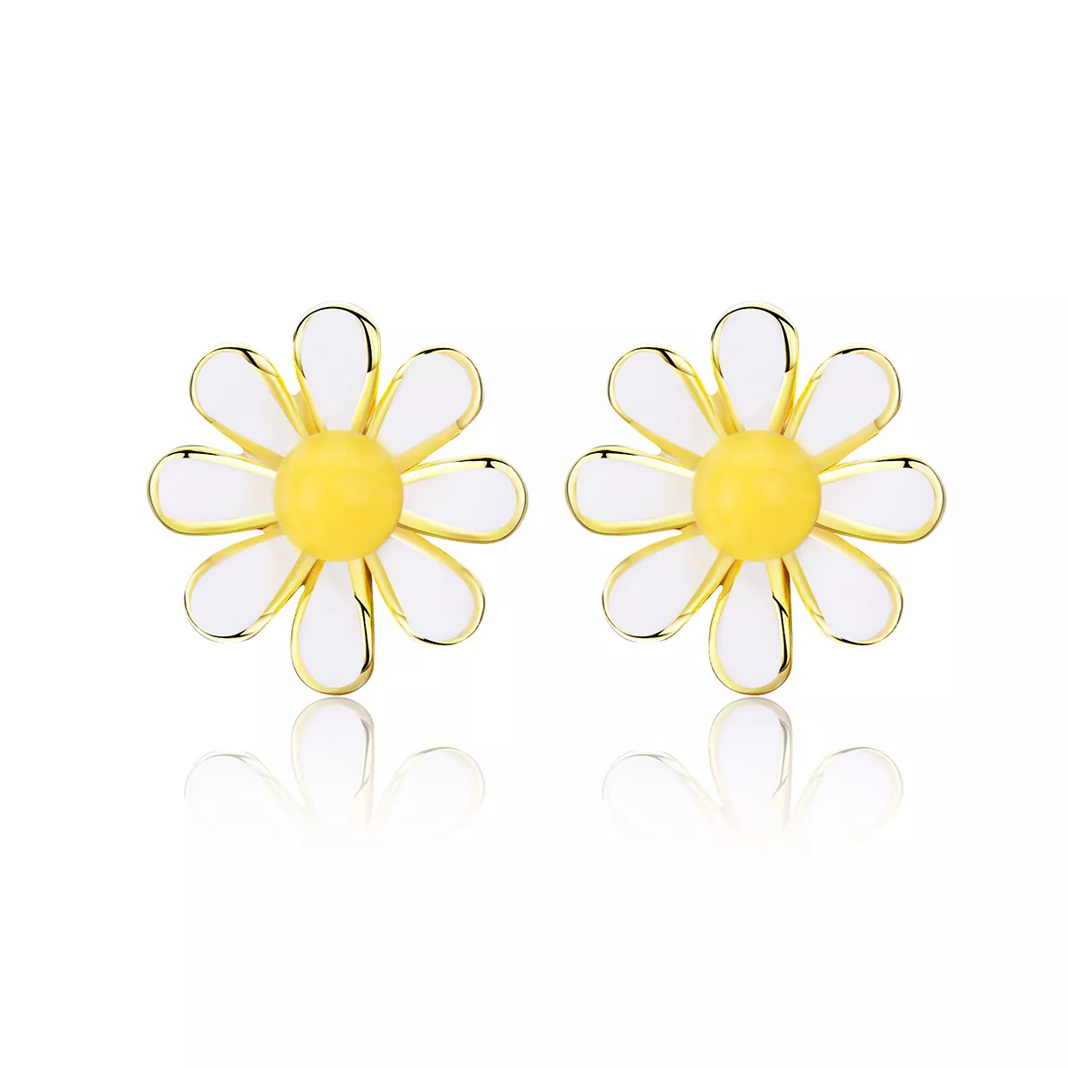 Brincos Petit Margarida estilo Pandora - BSE203